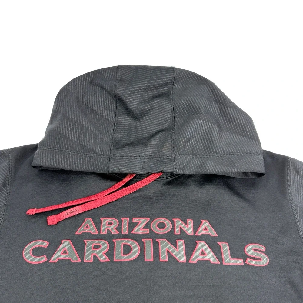 Arizona Cardinals Nike NFL On Field  Men's S‎ Therma-FIT Hoodie Black Red Logo